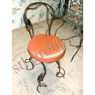 Кованый стул Виноградная лоза